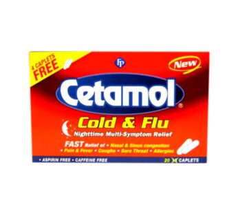 CETAMOL Cold & Flu N/Time Tabs