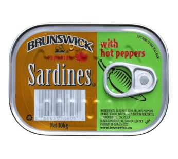 Brunswick Sardine with hot Pepper 106g