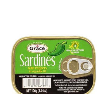 Grace Sardine with peppers in vegetable oil 106g