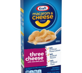 Kraft 3 Cheeses Macaroni Dinner