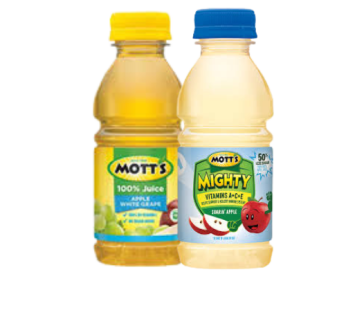 Motts Apple Juice & Motts Mighty 240ml