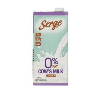 Serge 0% Low Fat Milk 1Ltr