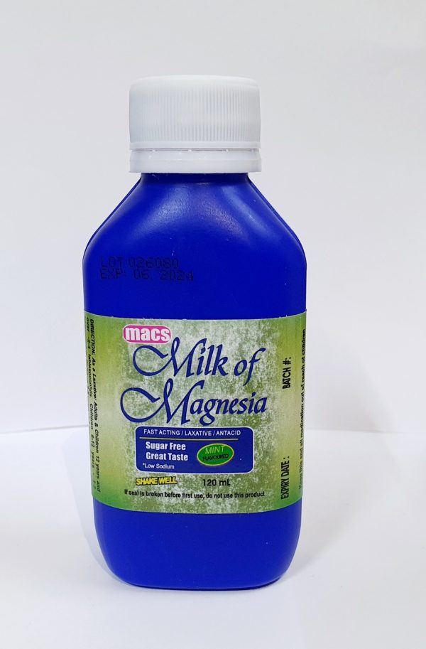 Macs 120ml Milk Of Magnesia Gibbo Trading