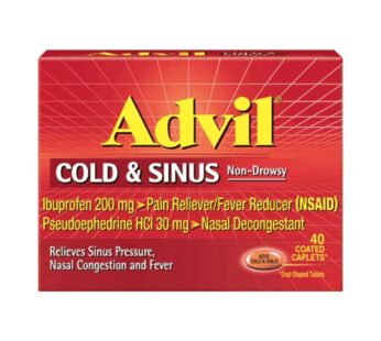 Advil Cold and Sinus Caps.