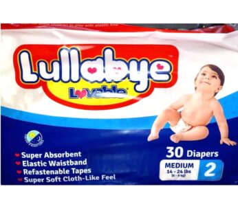 Lullabye Diapers Medium – 30 per pack