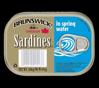 Brunswick Sardine in Spring Water 106g