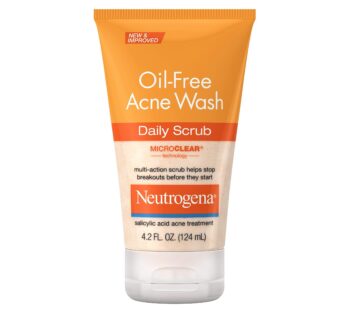 Neutrogena Oil Free Acne Wash Scrub 124ml