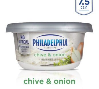 Philadelphia Chive & Onion Tub Cream cheese 8oz
