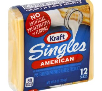 Kraft Singles Cheese 8oz-12pk