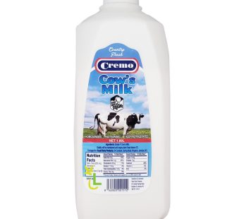 Cremo 1/2 Gallon Cow’s Milk