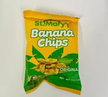 St Mary’s Banana Chips original 30g
