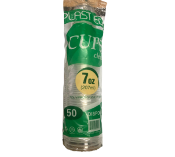 7oz Eco Plastic Cups 50 pack