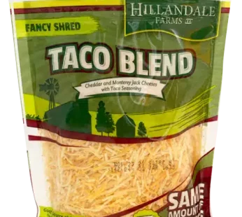 Hillandale Taco Cheese Shredded 8oz CPJ