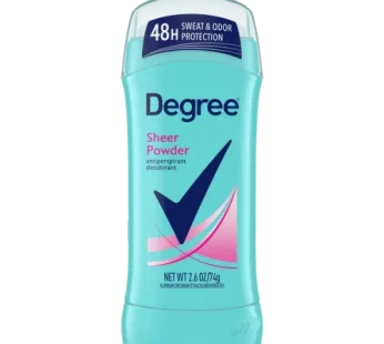 Degree Sheer Powder Antiperspirant Deodorant Stick 2.6oz