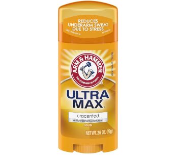 Arm and Hammer ULTRAMAX Anti-Perspirant Deodorant Solid Unscented 2.60oz 73g