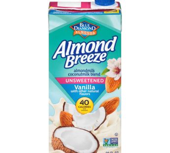 Almond Breeze Vanilla Unsweetened 32oz