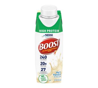 Nestle Boost High Protein Balanced Nutritional Drink Very Vanilla 8 oz