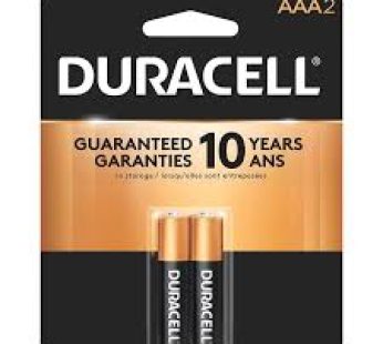 DURACELL AAA Battery 2pk