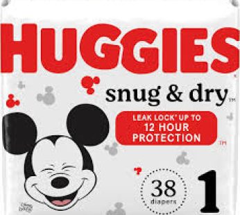 Huggies Snug and Dry Newborn 38pk