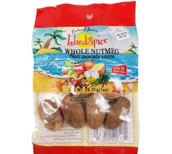 Island Spice Whole Nutmeg 1oz