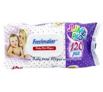 Freshmaker Jumbo pack baby wipes 120pcs
