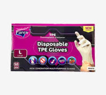 Parex Disposable TPE Gloves 50pcs Large