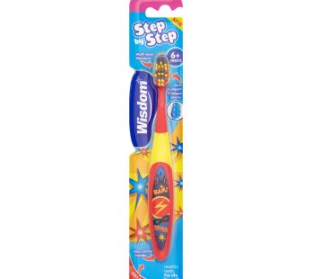Wisdom Toothbrush Step by Step 6+ Years Soft Kids