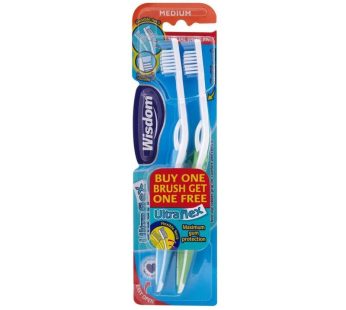 Wisdom Toothbrush Ultraflex Medium Twin