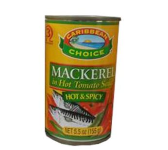 Caribbean Choice Long Mackerel Hot and Spicy 155g