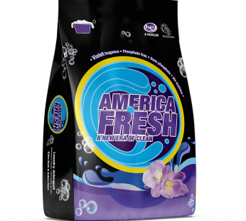 America Fresh Violet Powder Detergent 1kg