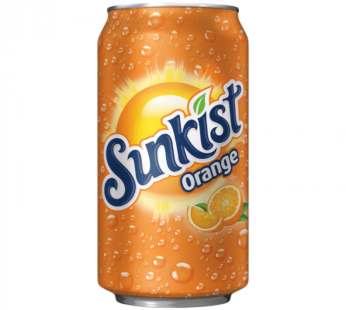 Sunkist Orange Soda Can 12oz/355ml