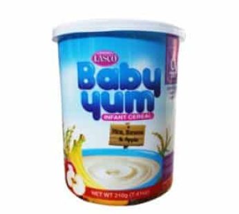 Lasco Baby Yum Infant Cereal Rice, Banana & Apple 210g