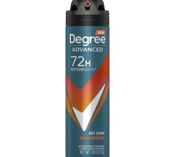 Degree Advanced Aerosol MEN 72H 3.8oz