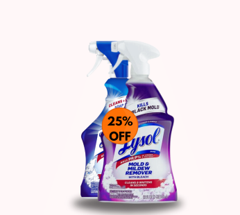 Lysol Mold & Mildew + Bathroom Foamer 32oz 2 Pack 25% off