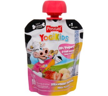 Pascual Yogikids Pouch Strawberry Banana 80g