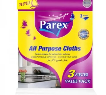 Parex All Purpose Cleaning Cloths Unscented 3 Pieces