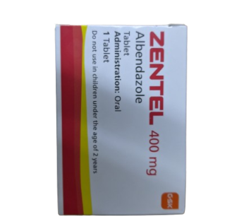 Zentel De-Wormer Tablet 400mg