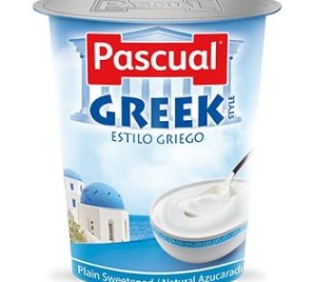 Pascual Greek Plain Sweetened 125g