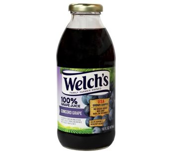 Welch’s 100% Grape Juice 473ml Glass Bottle