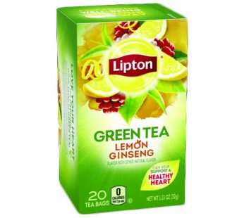 Lipton Green Tea Lemon Ginseng 20s