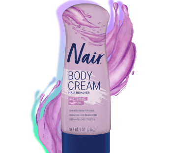 Nair Body Cream Softening Baby Oil 9oz