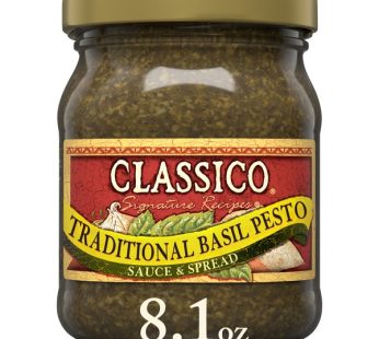 Classico Pasta Sauce Traditional Basil Pesto 8.1oz