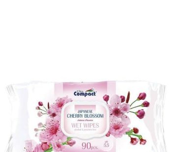 Ultra Compact Japanese Cherry Blossom Wipes 90pcs