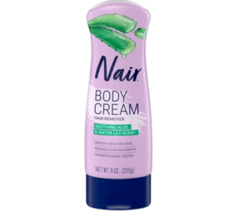 Nair Body Cream Soothing Aloe & Water Lilly 9oz